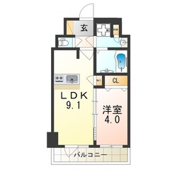 Dimus新大阪の物件間取画像